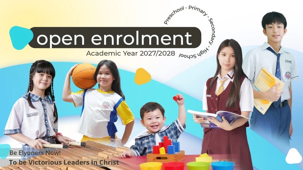 Open Enrolment Academic Year 2027/2028 - Elyon Christian School