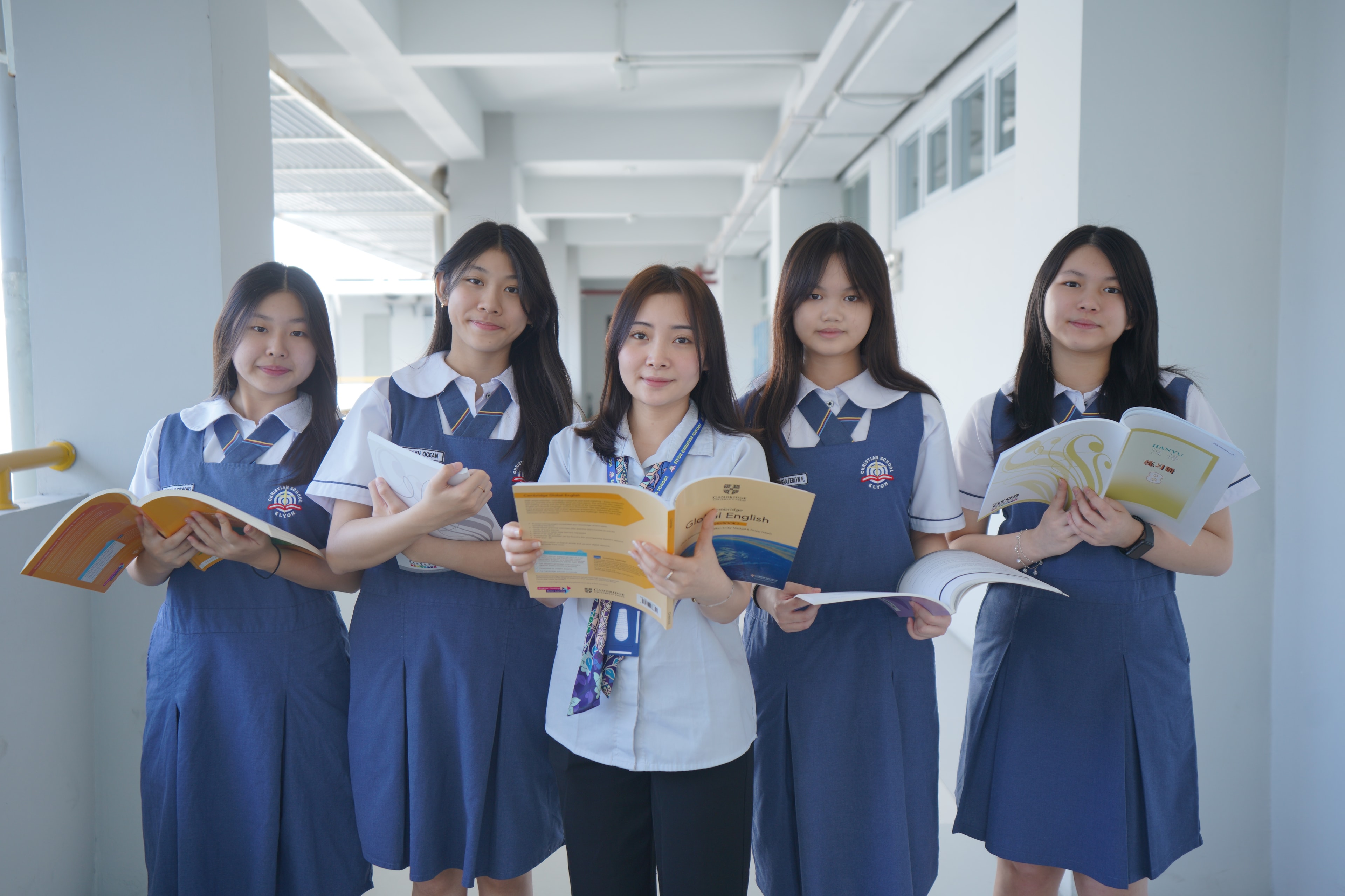 Secondary students learning at Elyon Christian School